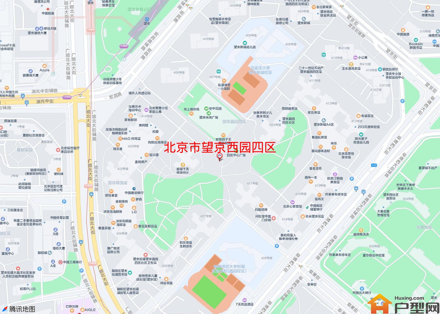 望京西园四区小区 - 户型网