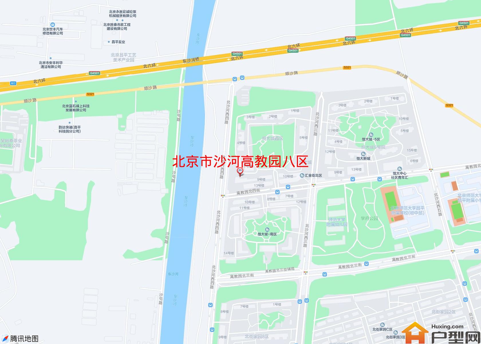 沙河高教园八区小区 - 户型网