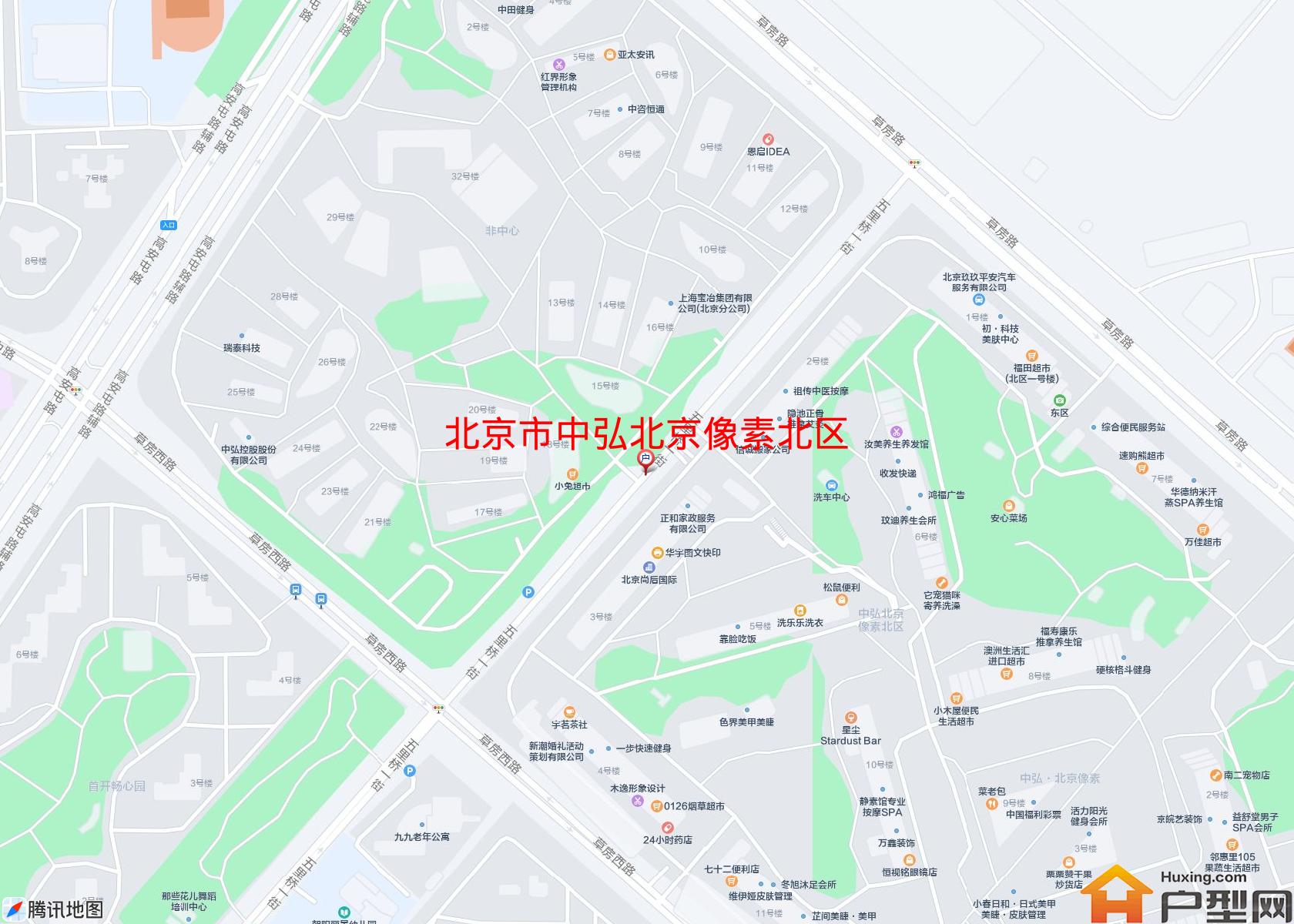 中弘北京像素北区小区 - 户型网