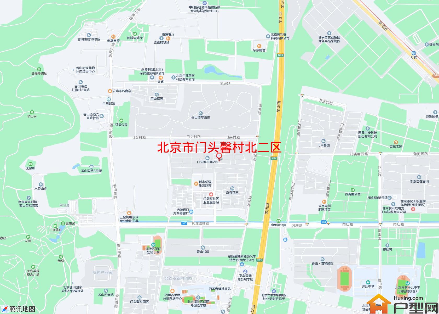 门头馨村北二区小区 - 户型网