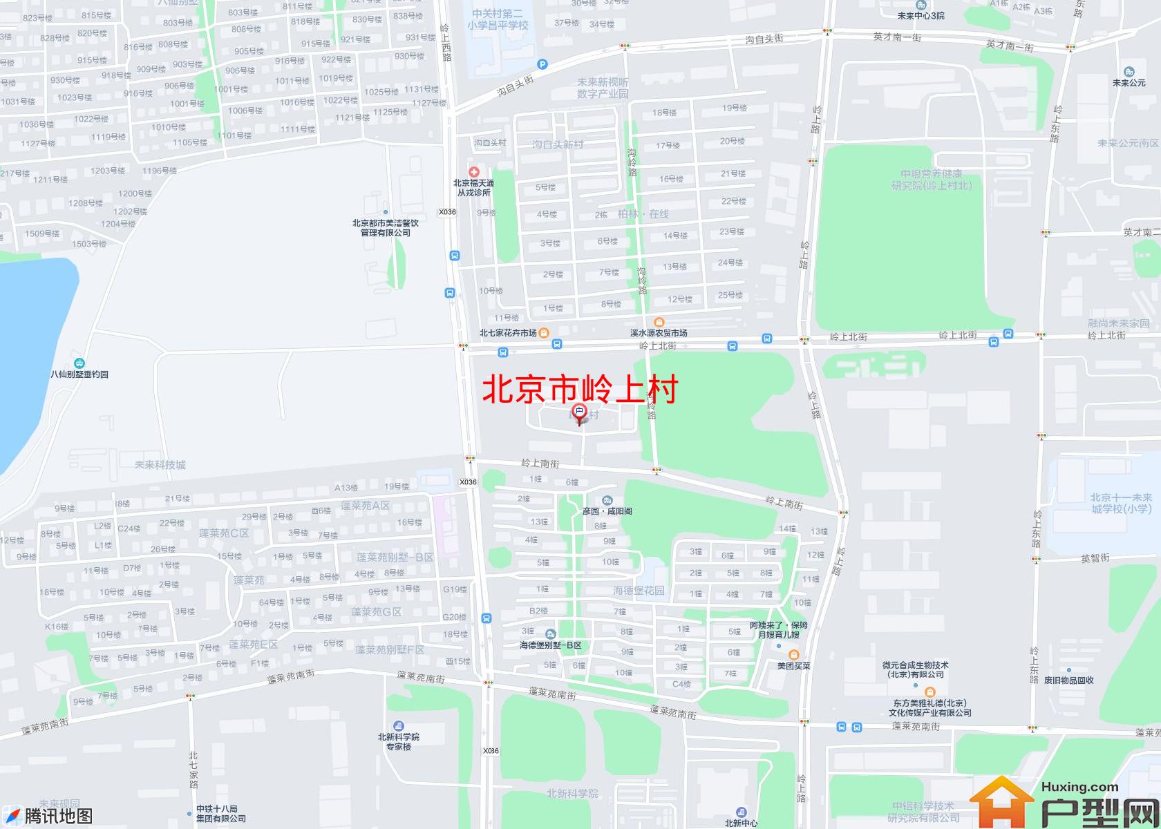 岭上村小区 - 户型网