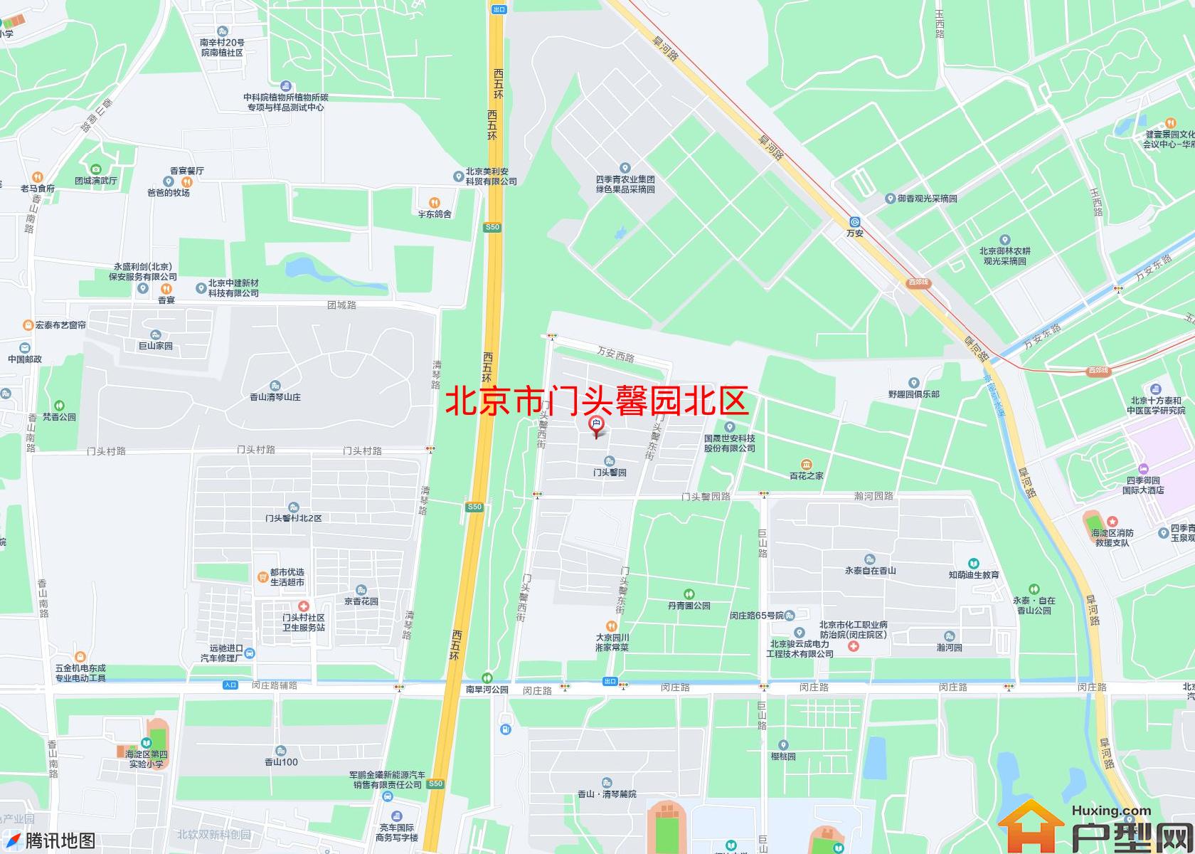 门头馨园北区小区 - 户型网