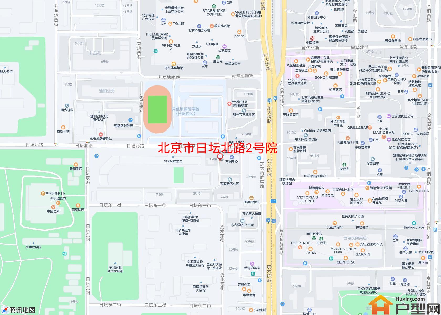日坛北路2号院小区 - 户型网 日坛北路2号院小区 - 户型网
