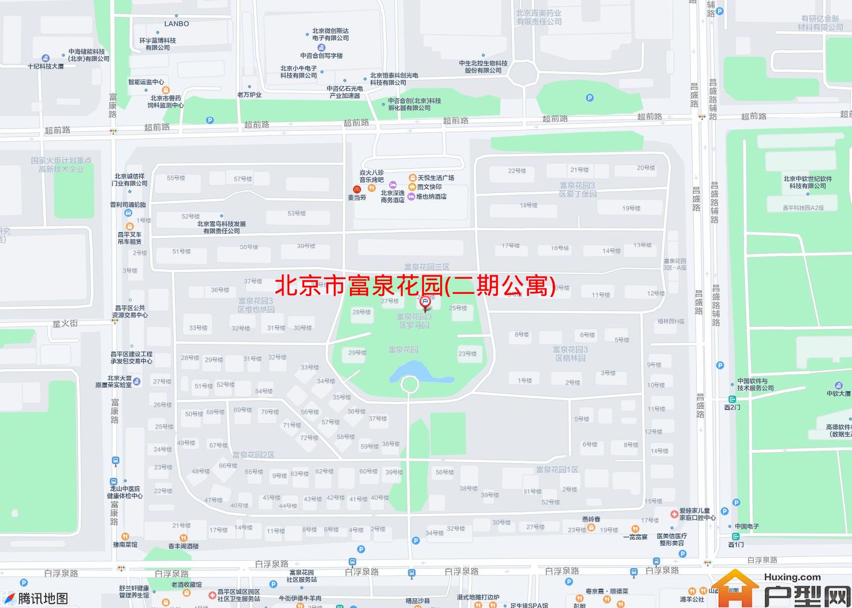 富泉花园(二期公寓)小区 - 户型网