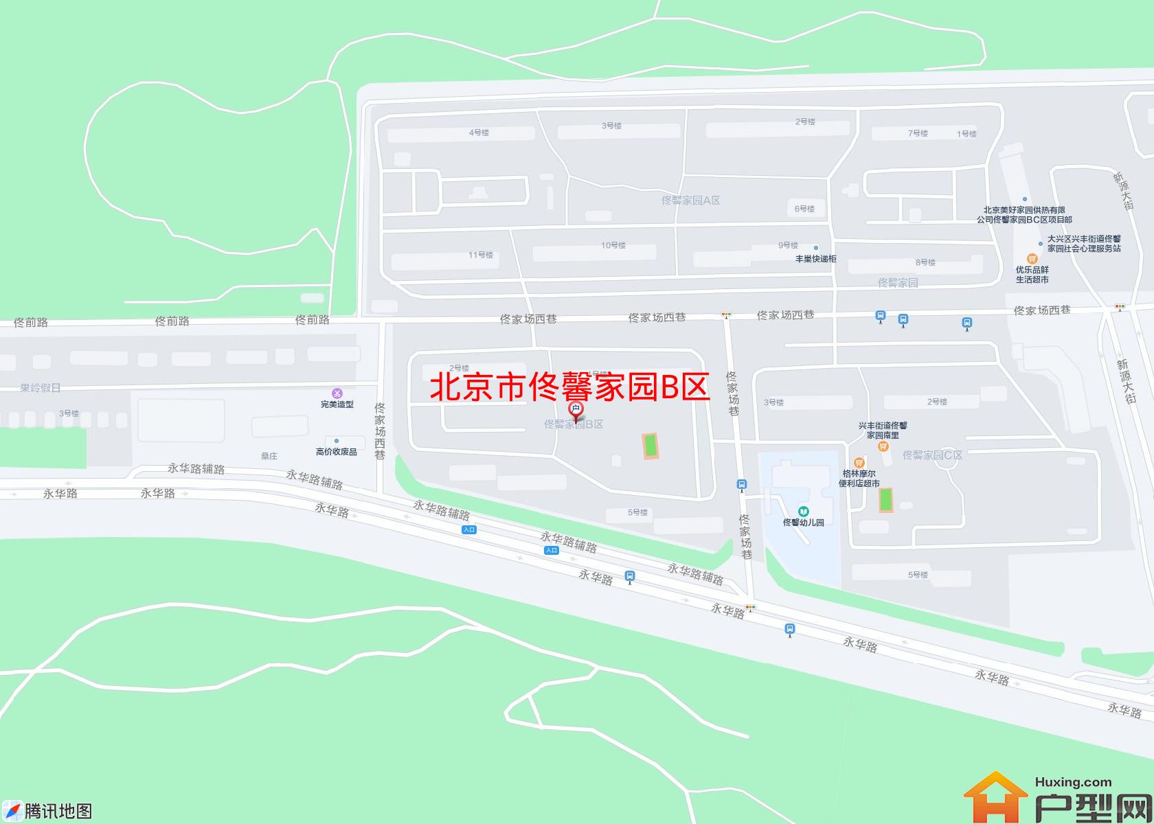 佟馨家园B区小区 - 户型网