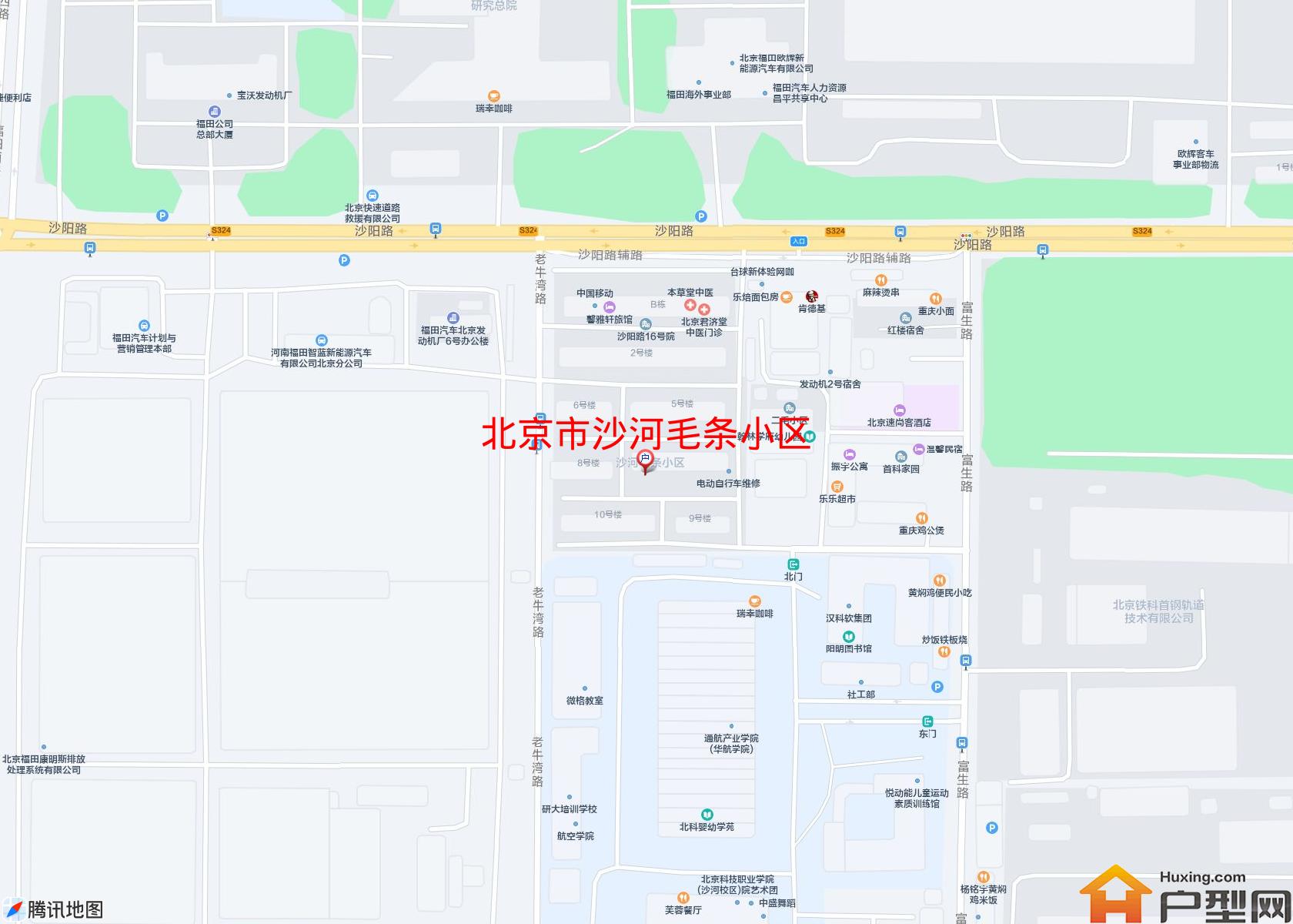 沙河毛条小区小区 - 户型网