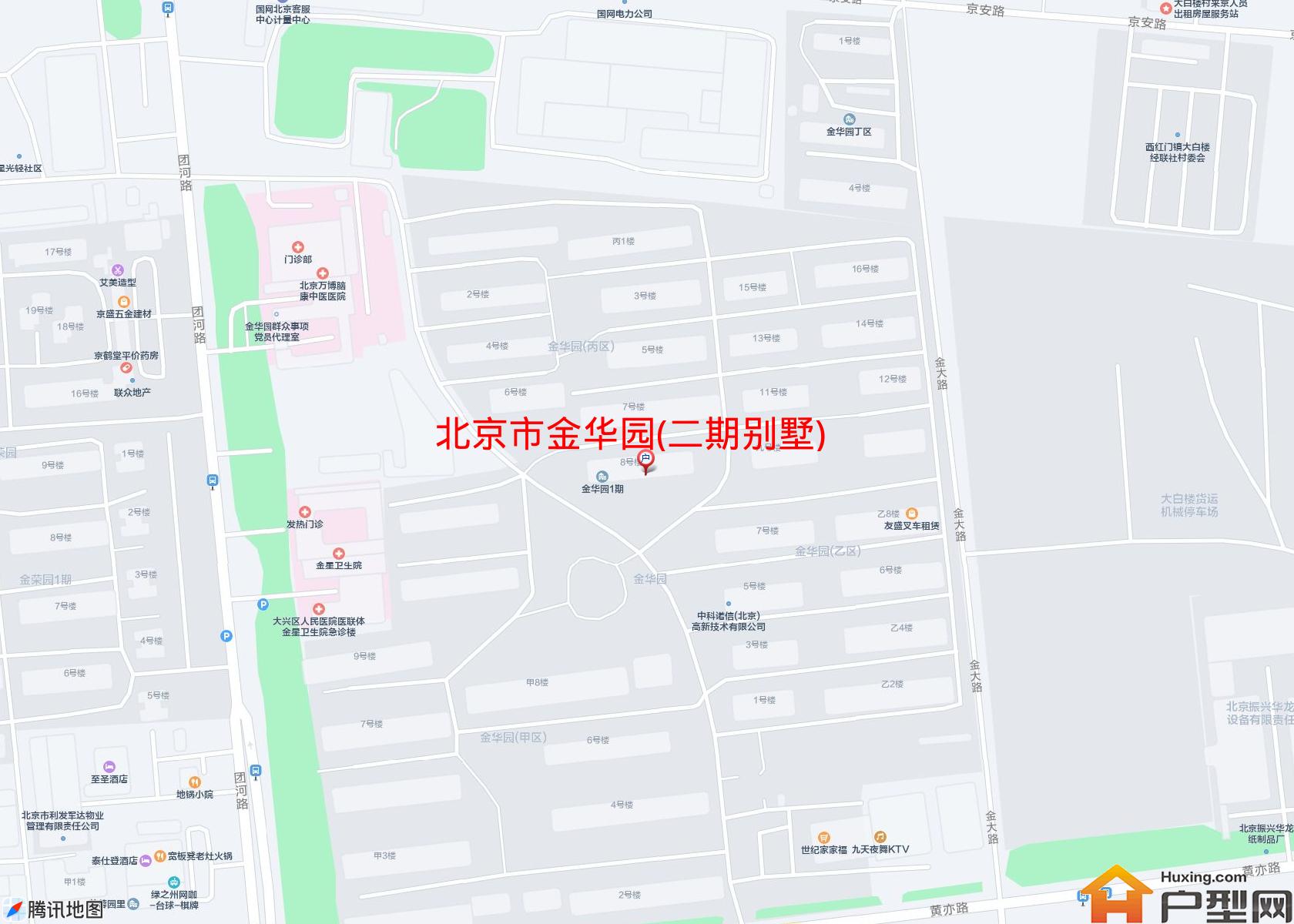 金华园(二期别墅)小区 - 户型网