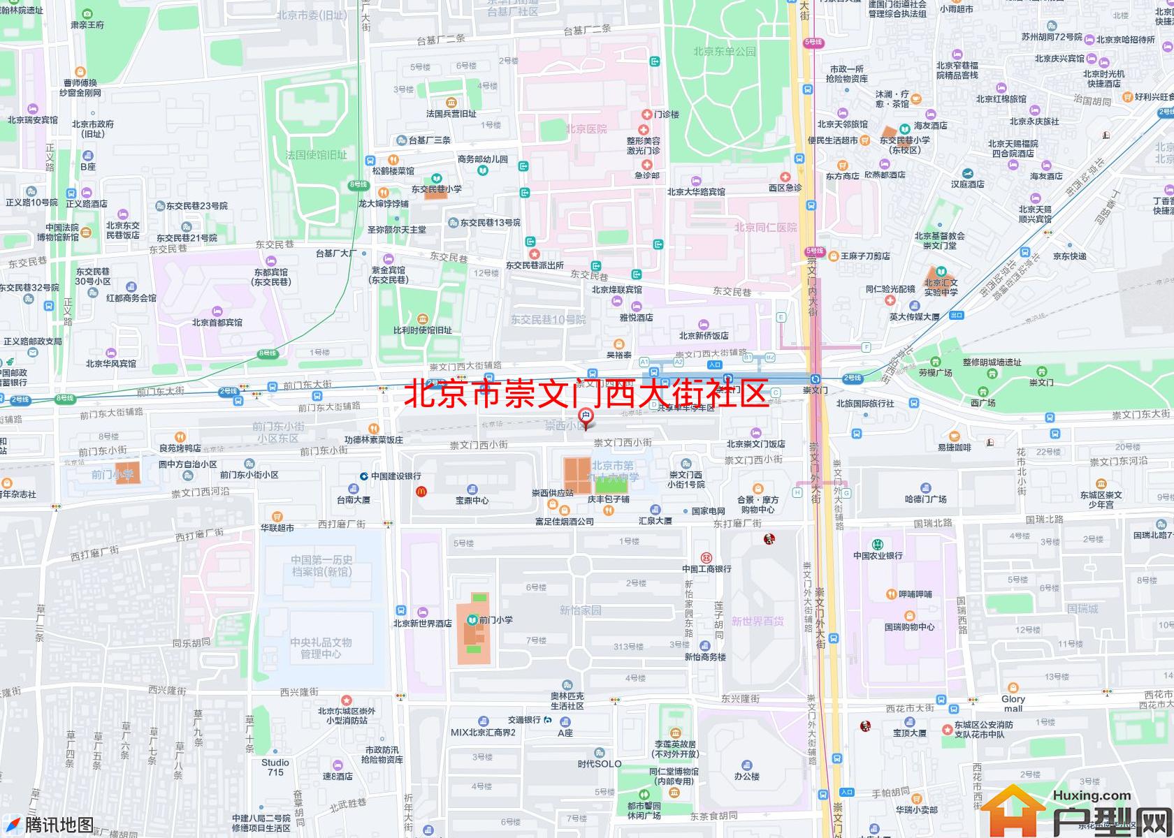 崇文门西大街社区小区 - 户型网