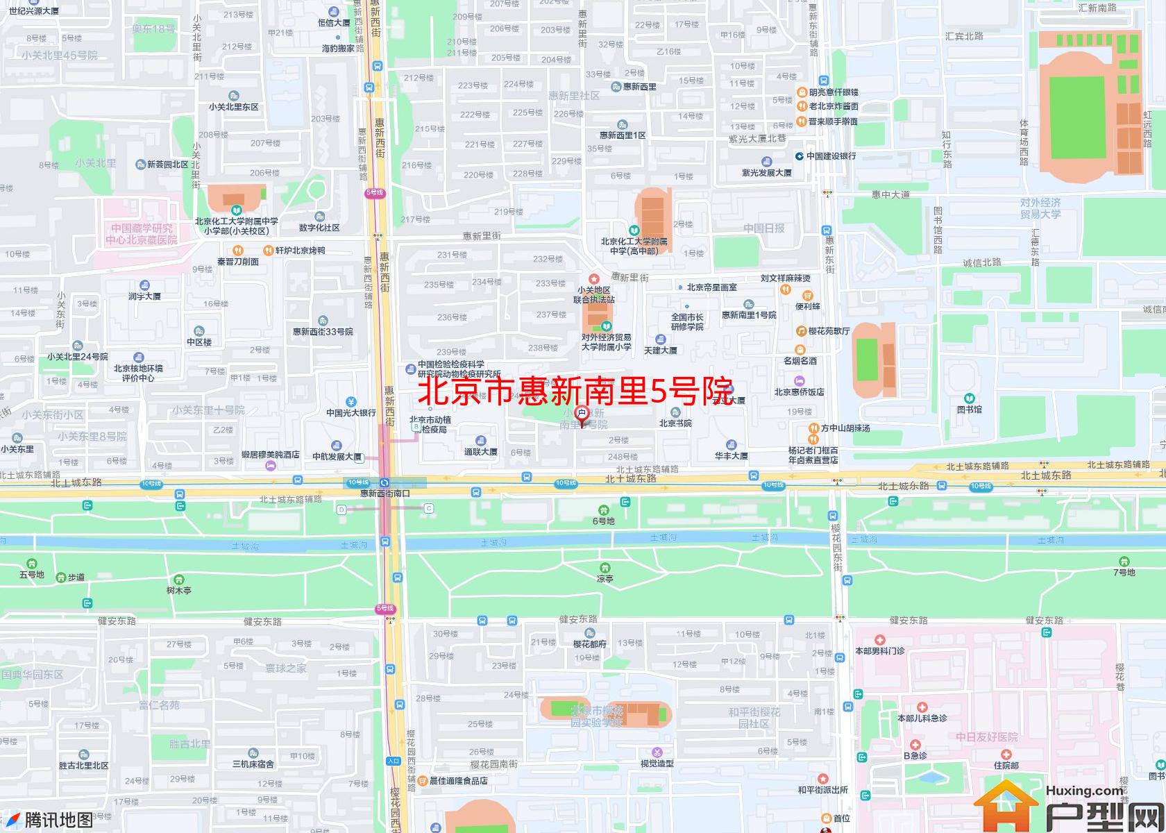 惠新南里5号院小区 - 户型网
