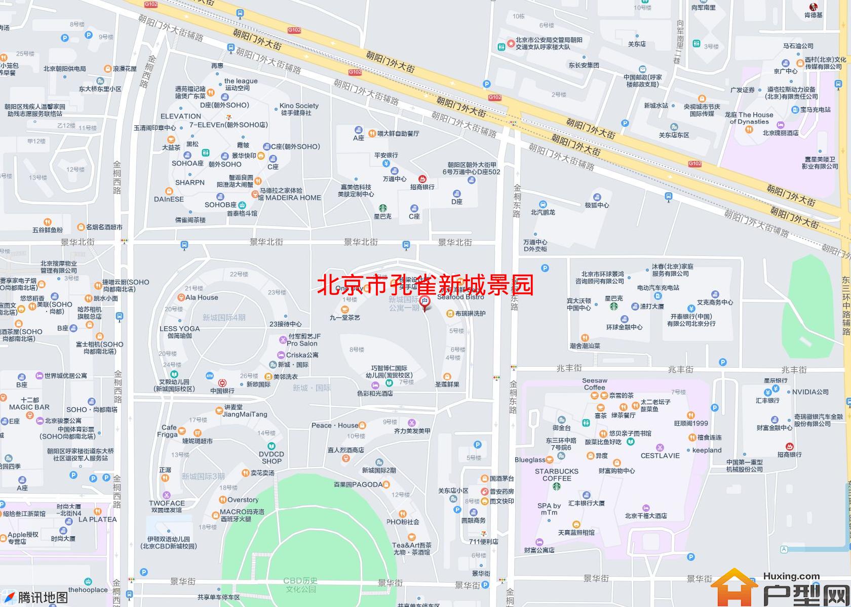 孔雀新城景园小区 - 户型网