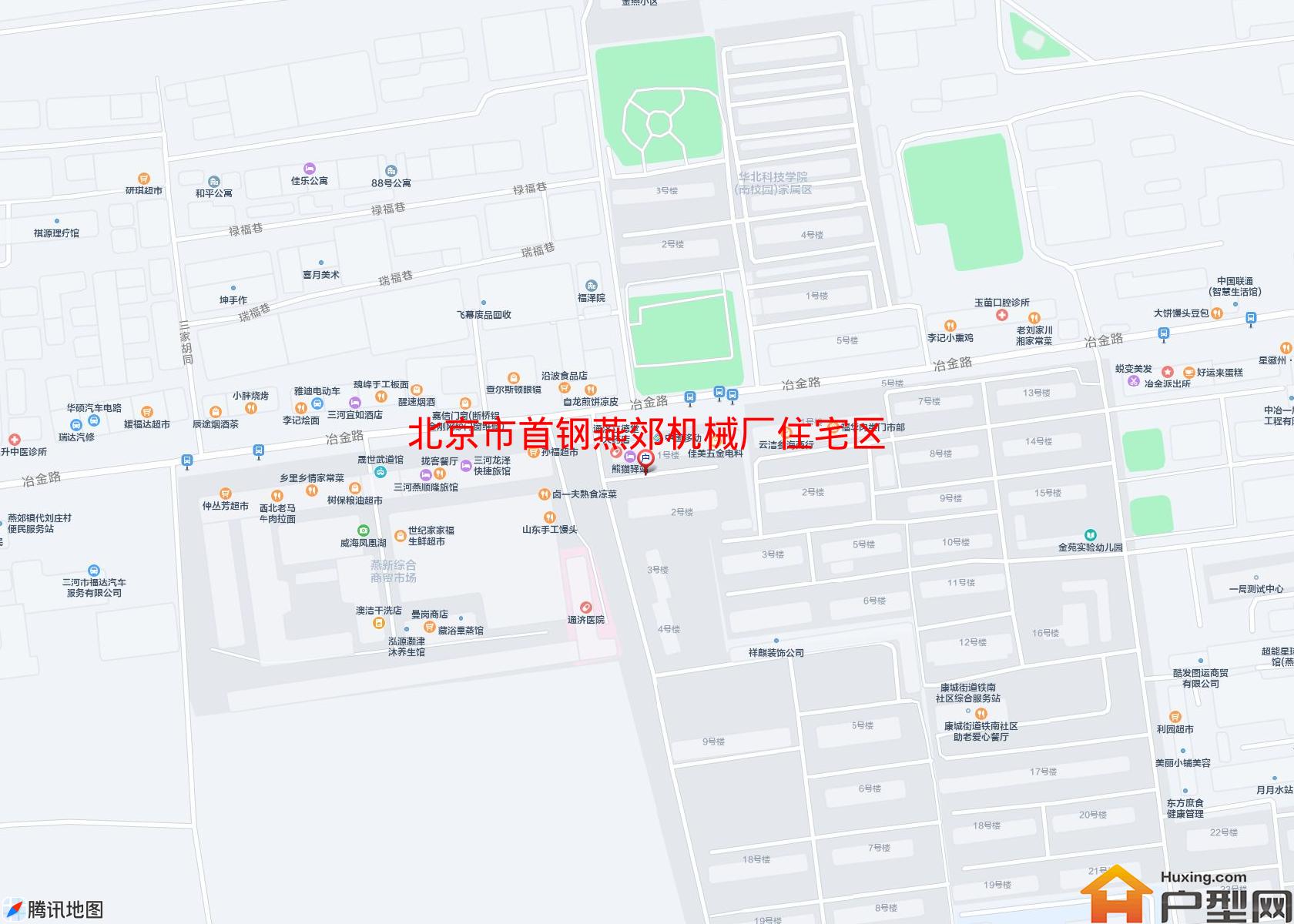 首钢燕郊机械厂住宅区小区 - 户型网