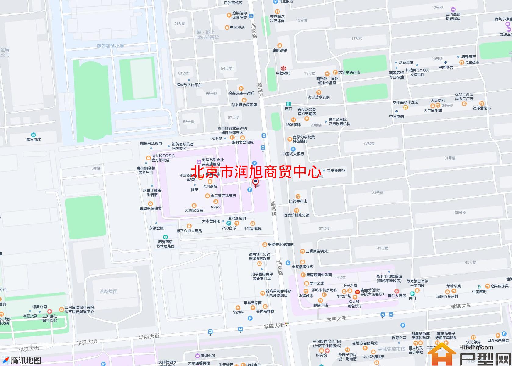 润旭商贸中心小区 - 户型网