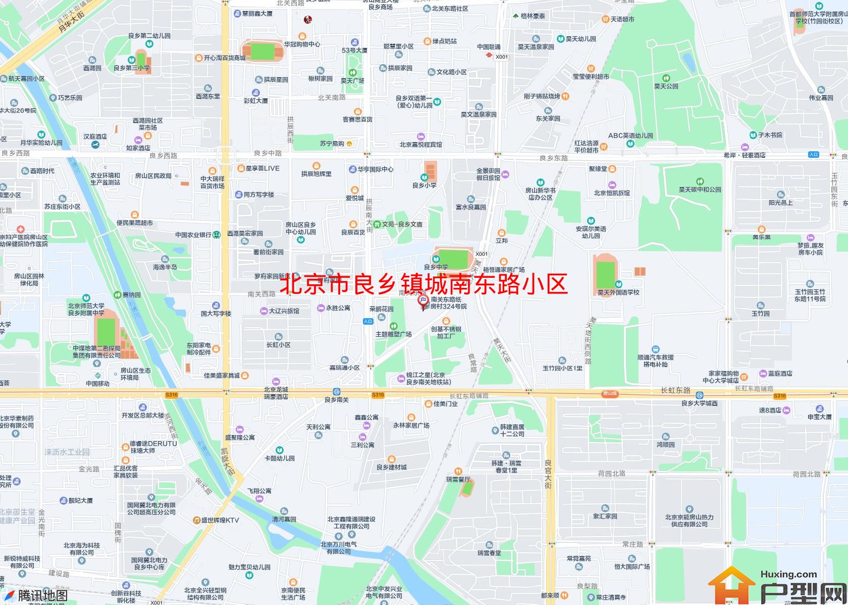 良乡镇城南东路小区小区 - 户型网