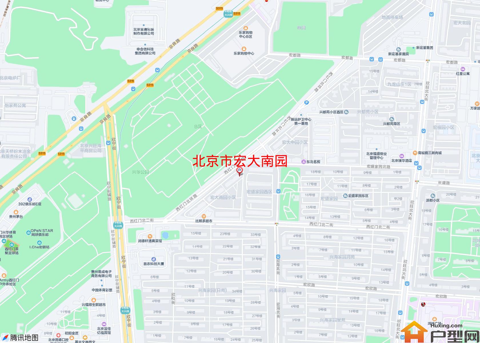 宏大南园小区 - 户型网