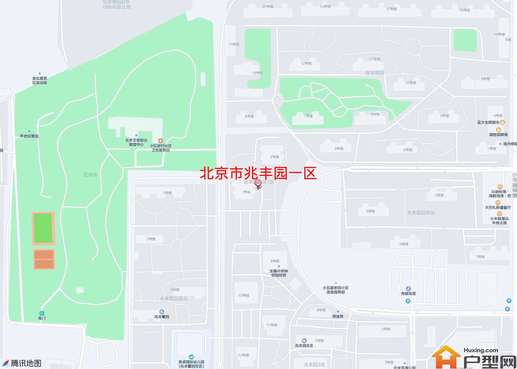 兆丰园一区小区 - 户型网