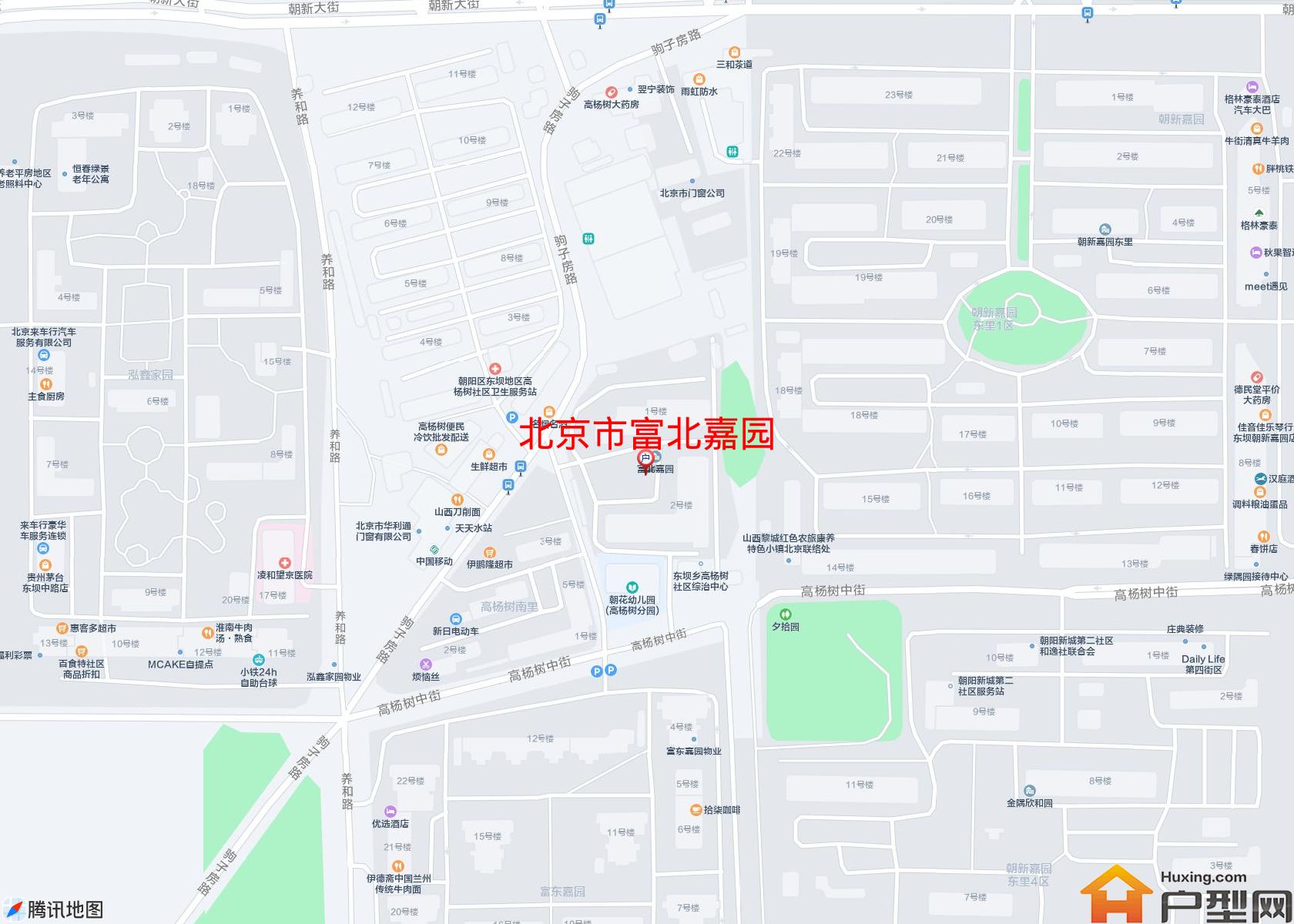 富北嘉园小区 - 户型网