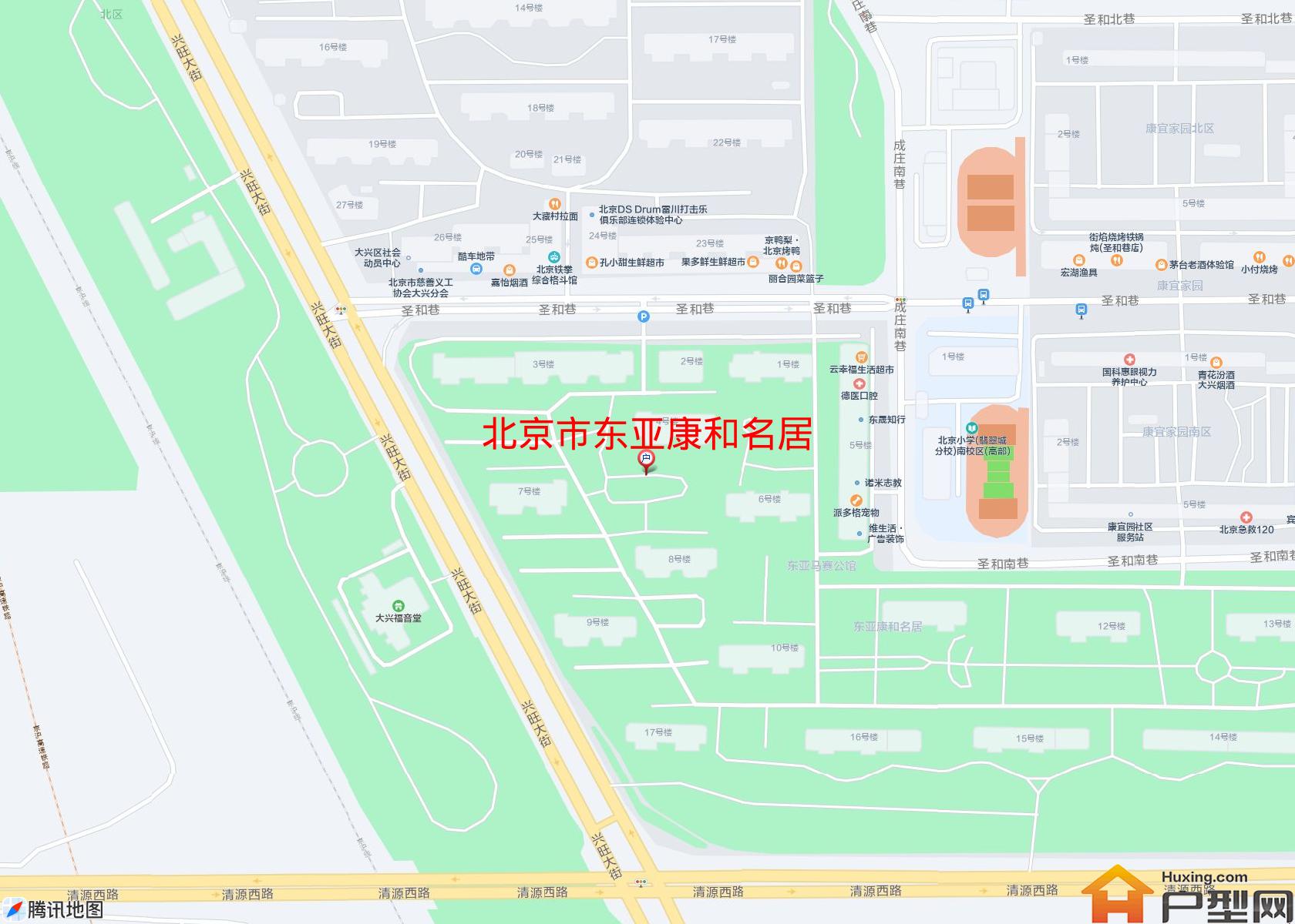 东亚康和名居小区 - 户型网