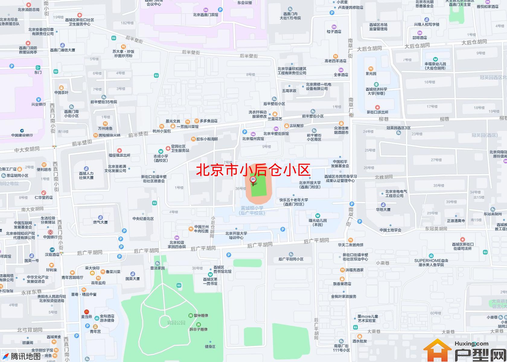 小后仓小区小区 - 户型网 小后仓小区小区 - 户型网