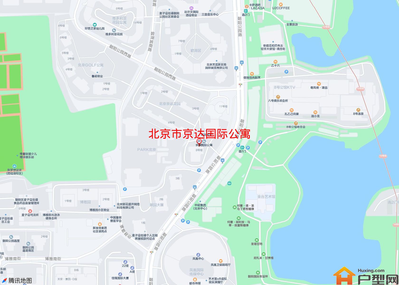 京达国际公寓小区 - 户型网