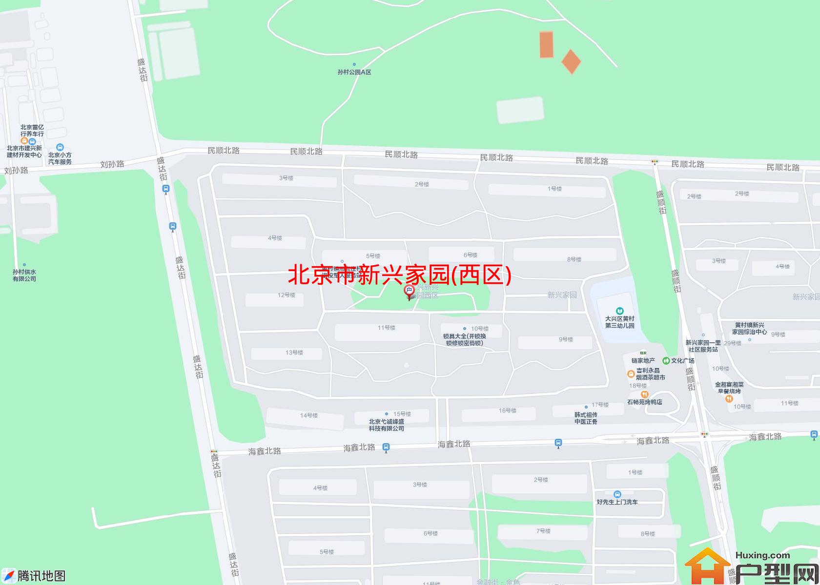 新兴家园(西区)小区 - 户型网