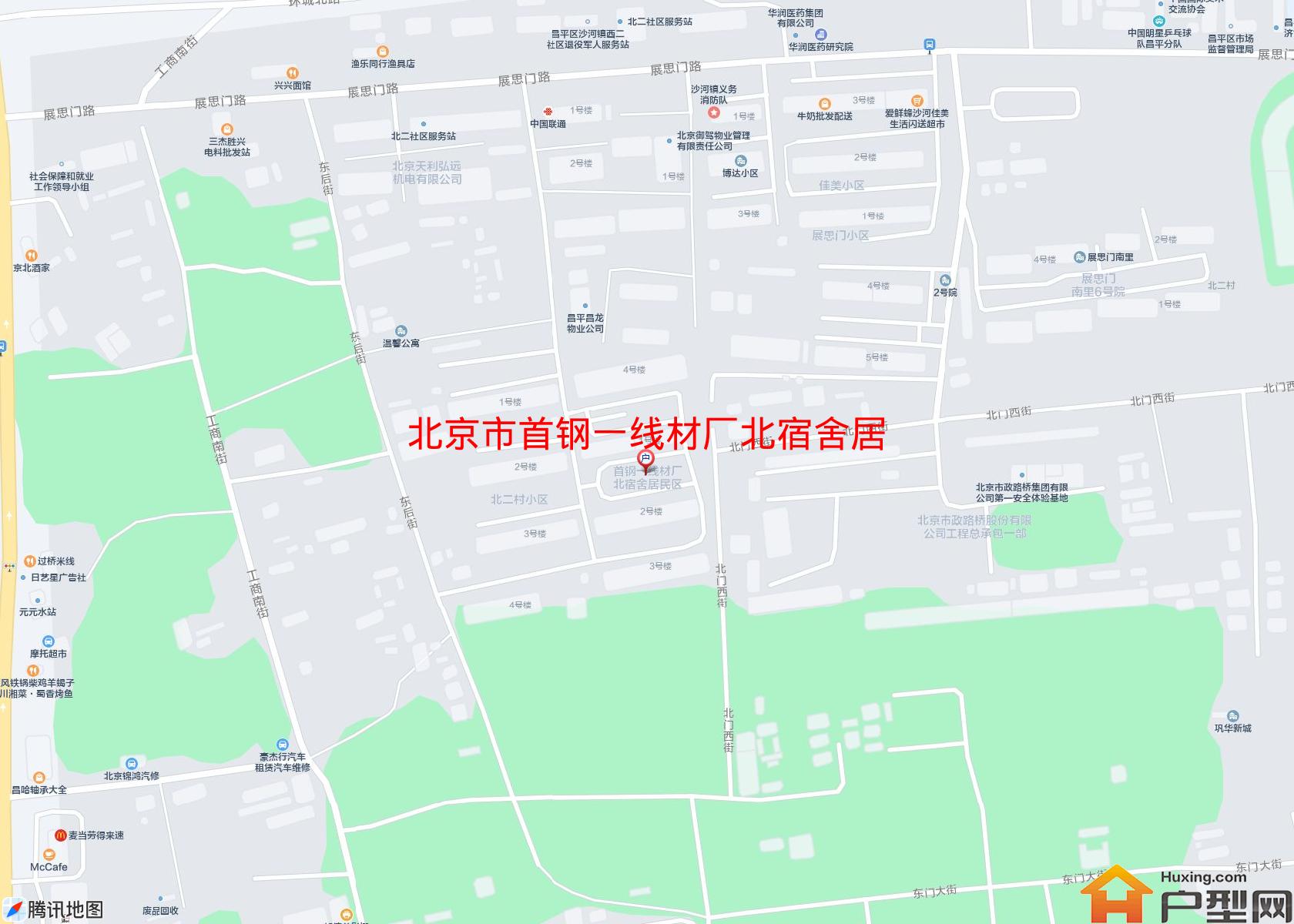 首钢一线材厂北宿舍居民区小区 - 户型网