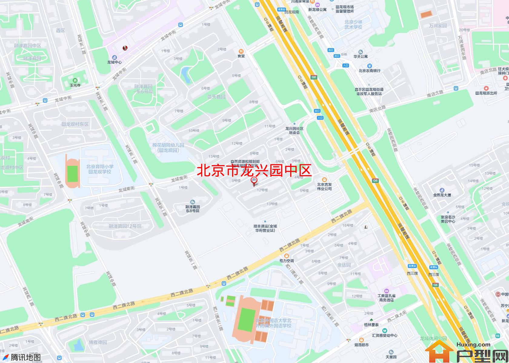 龙兴园中区小区 - 户型网