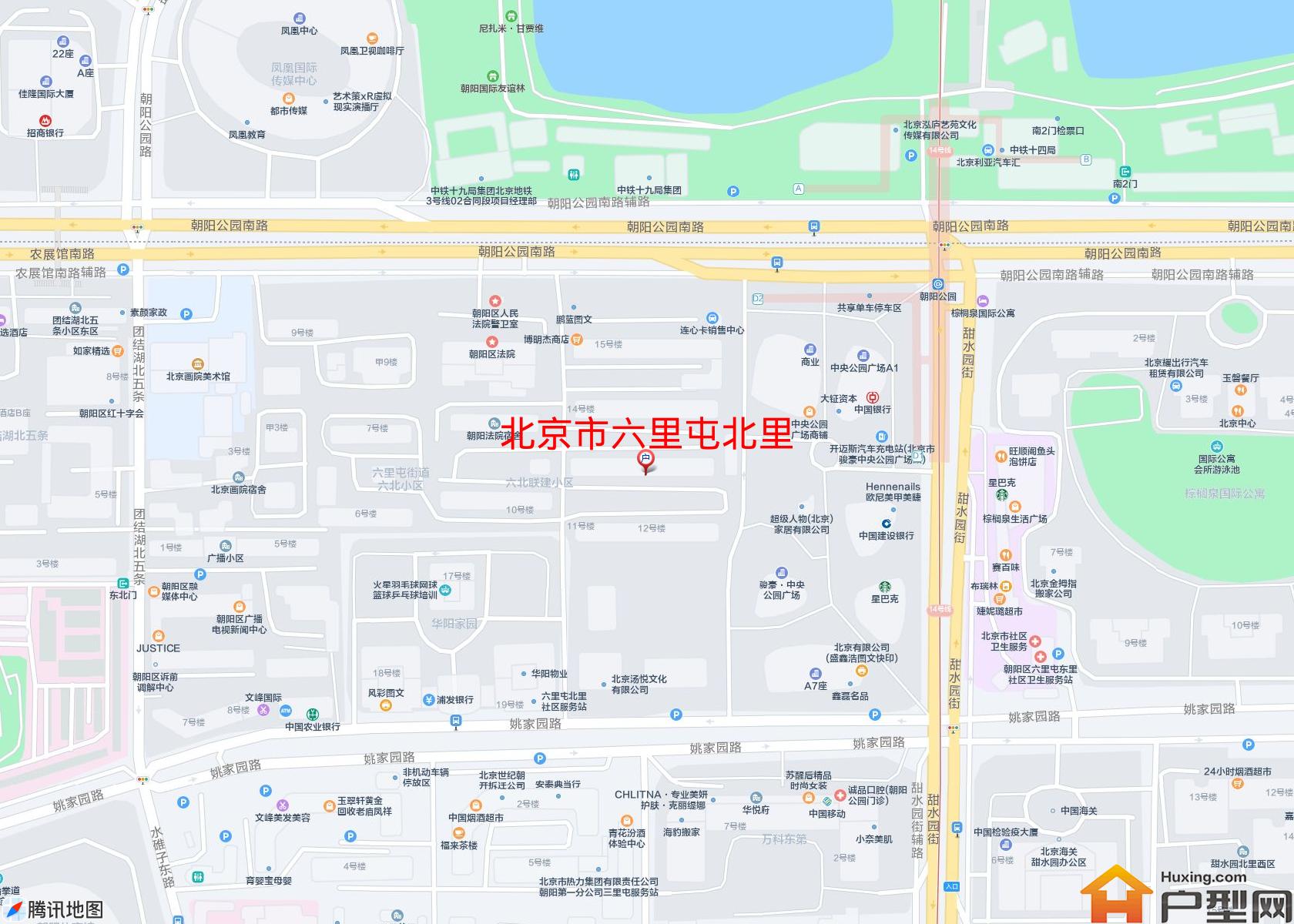 六里屯北里小区 - 户型网