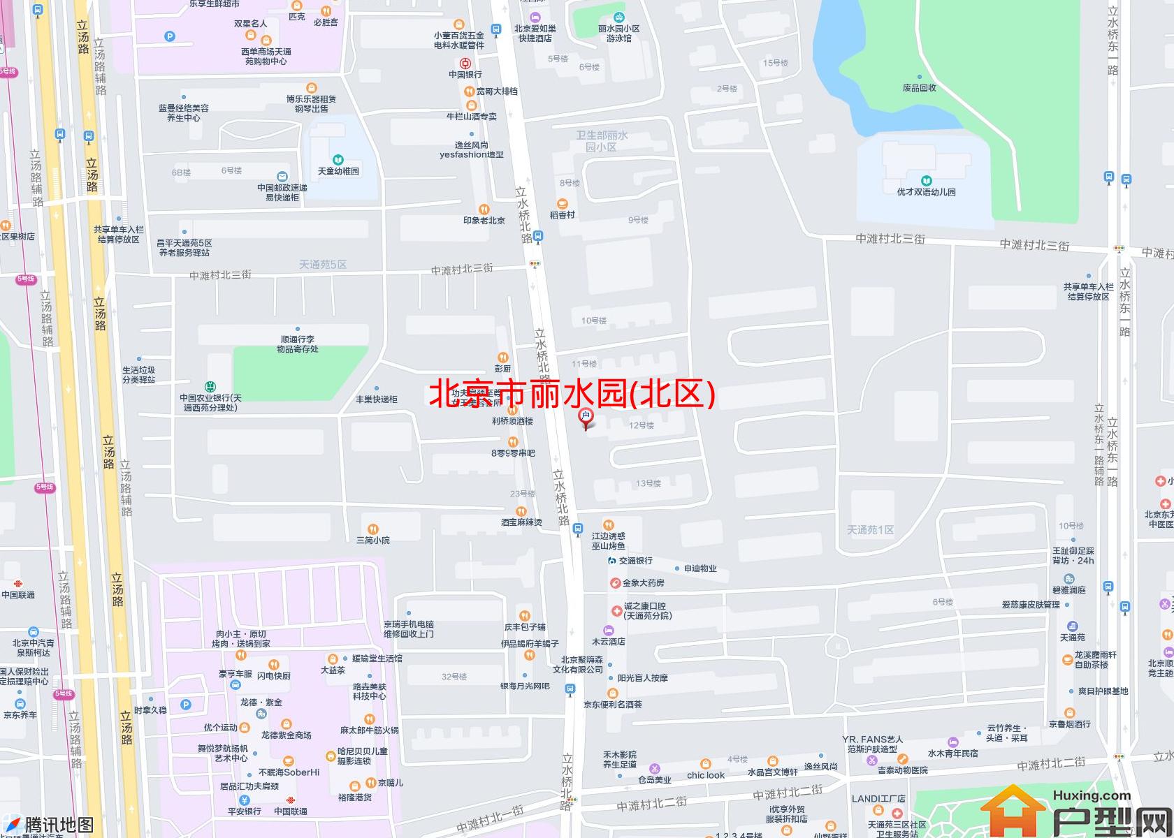 丽水园(北区)小区 - 户型网