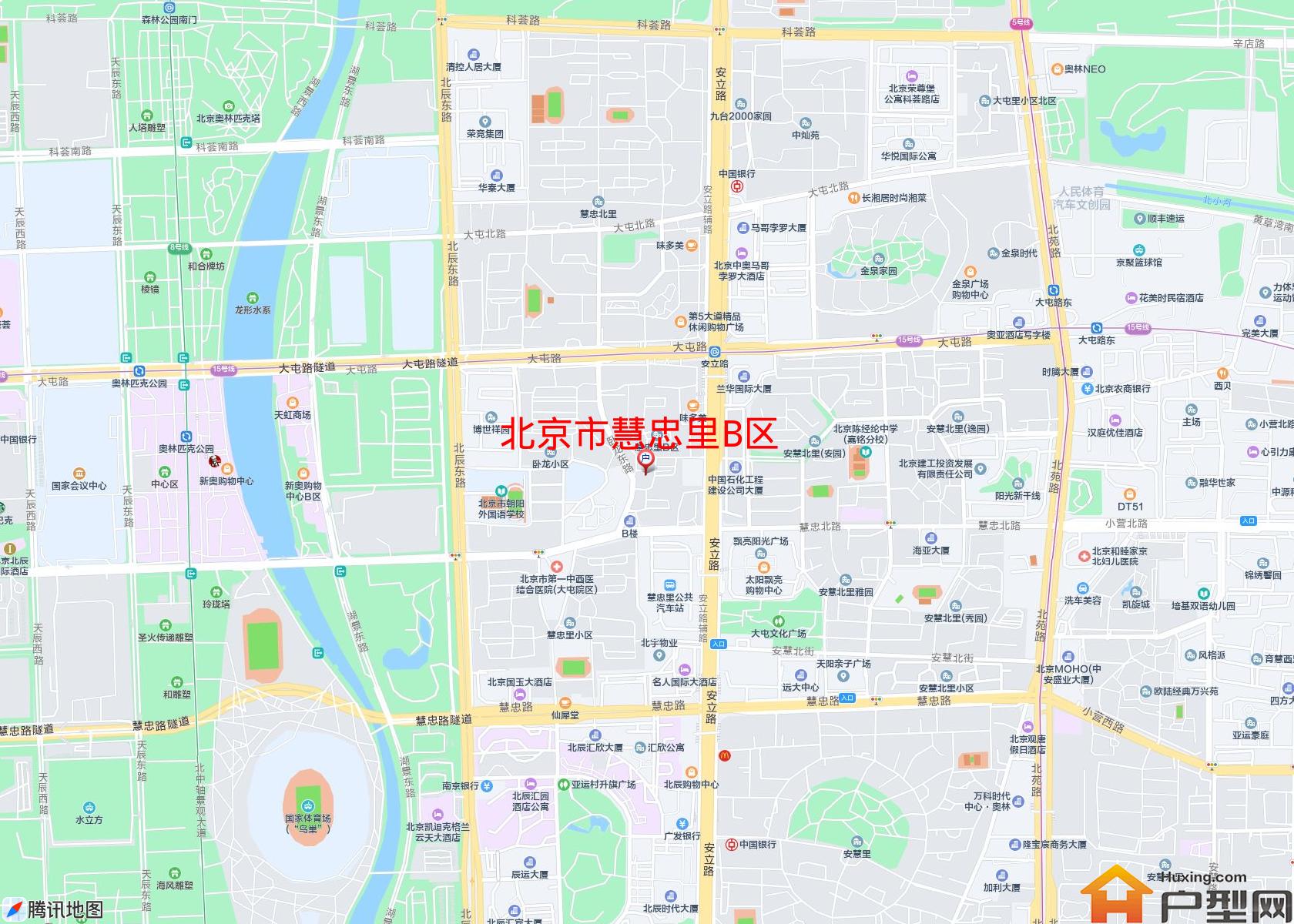 慧忠里B区小区 - 户型网