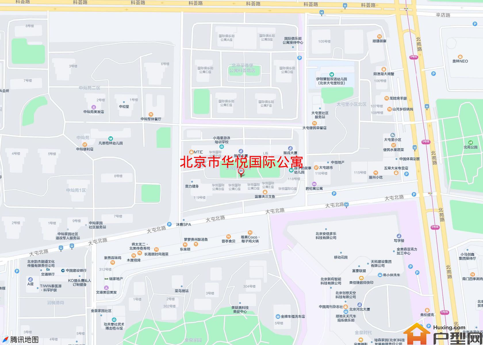 华悦国际公寓小区 - 户型网