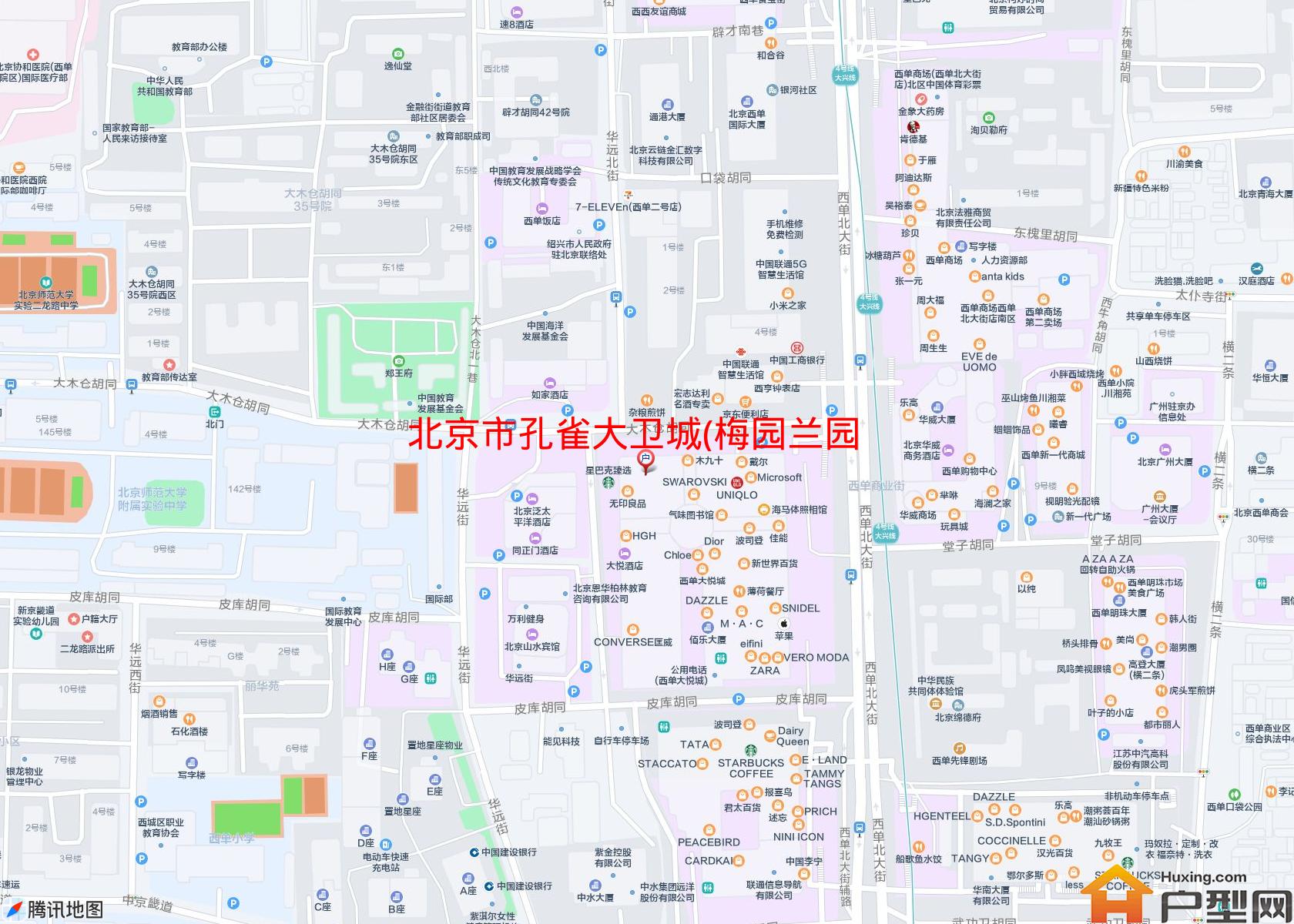 孔雀大卫城(梅园兰园竹园)小区 - 户型网