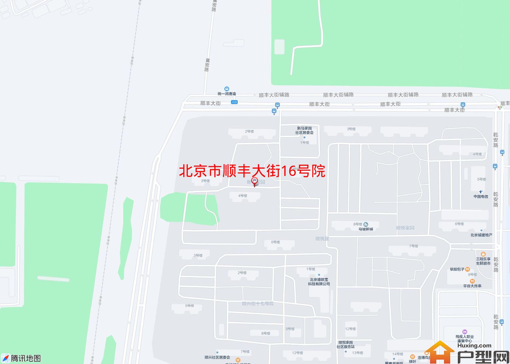 顺丰大街16号院小区 - 户型网