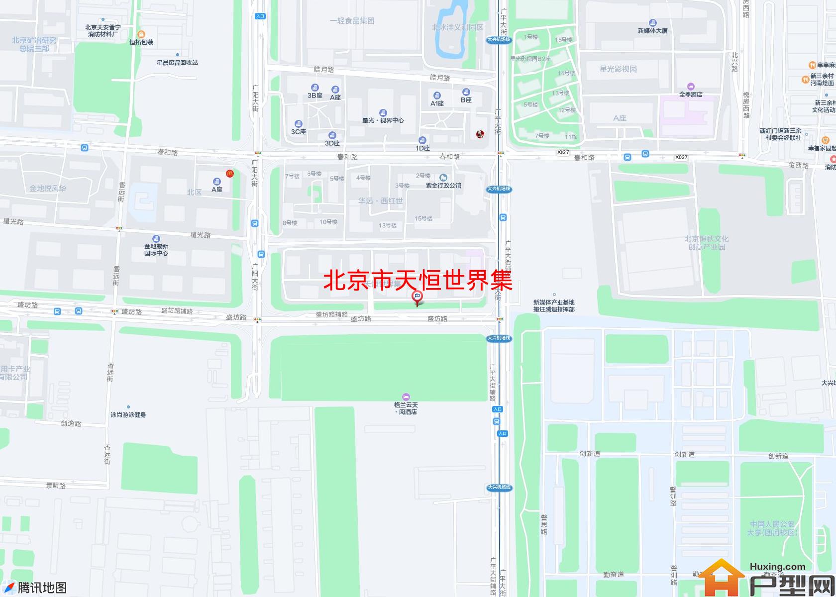 天恒世界集小区 - 户型网
