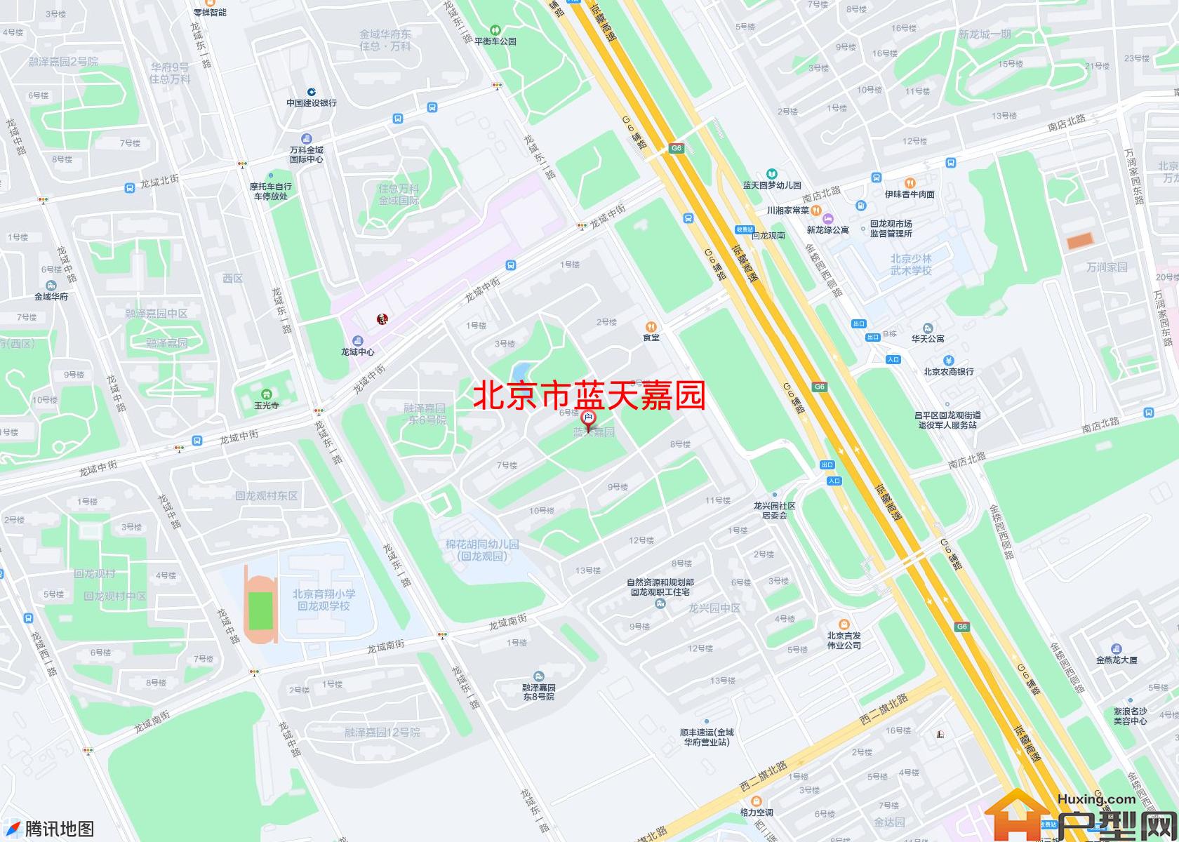 蓝天嘉园小区 - 户型网