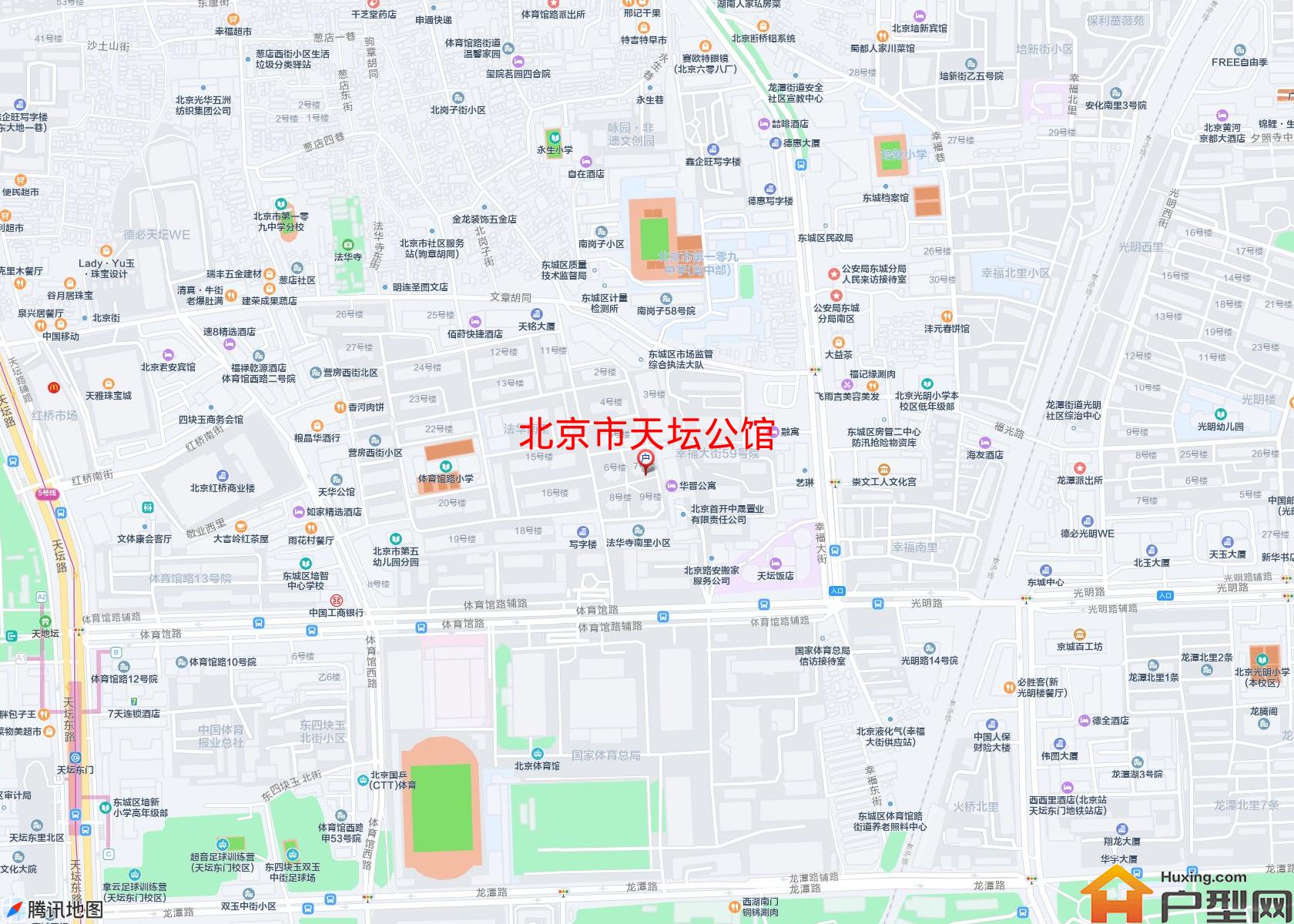天坛公馆小区 - 户型网