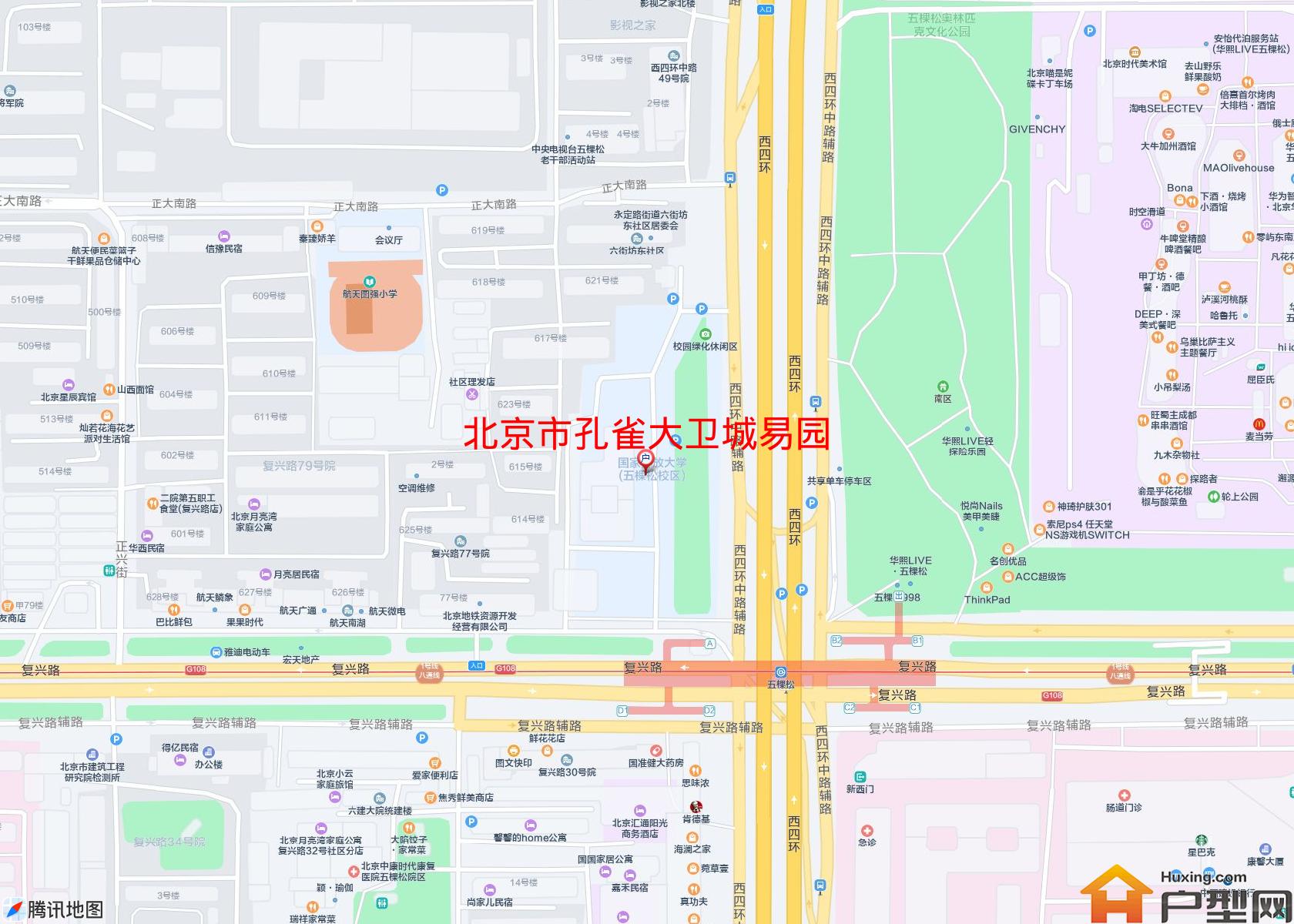 孔雀大卫城易园小区 - 户型网