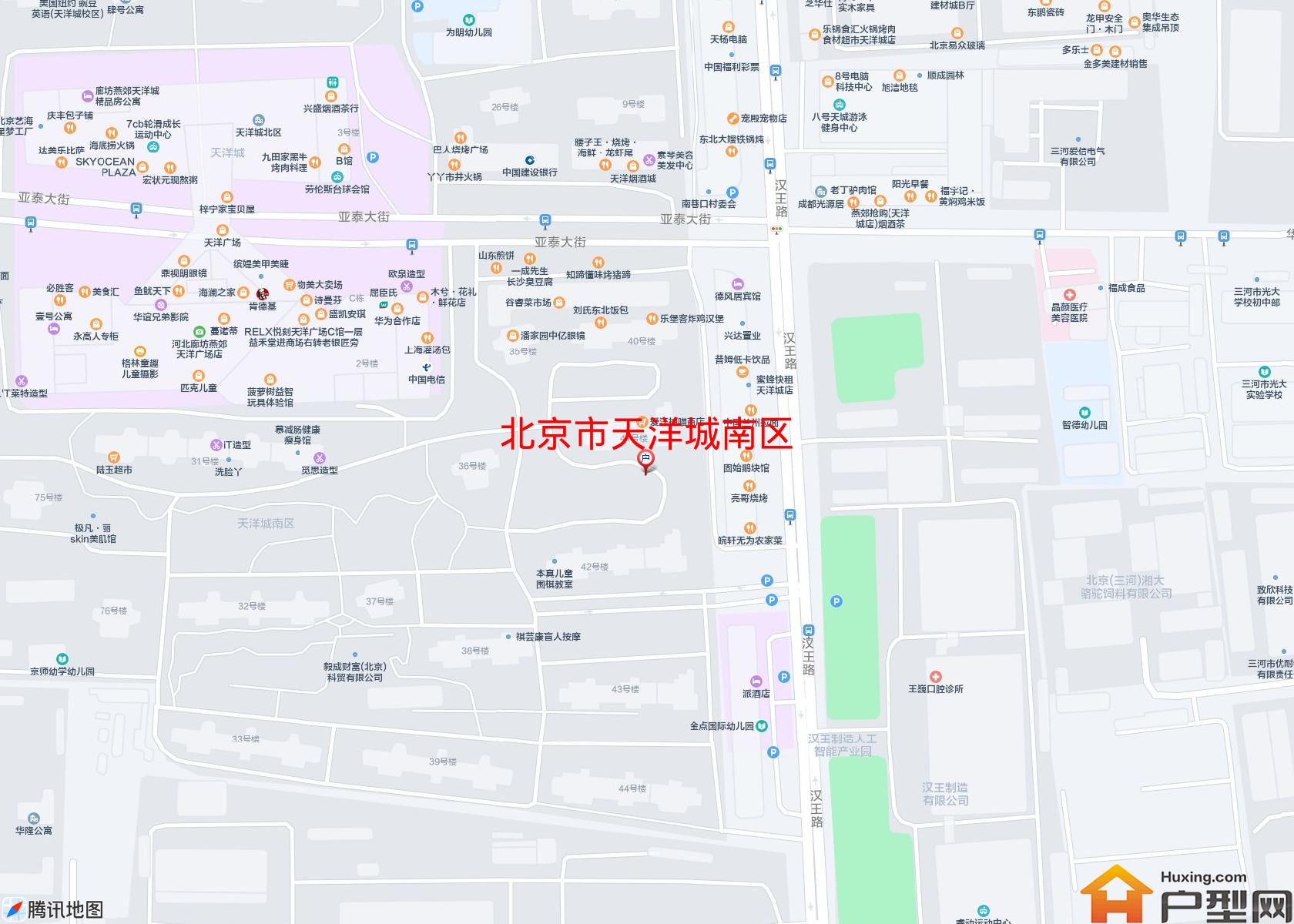 天洋城南区小区 - 户型网