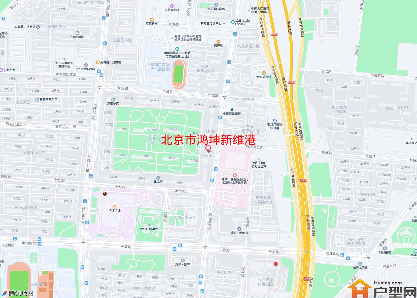 鸿坤新维港小区 - 户型网