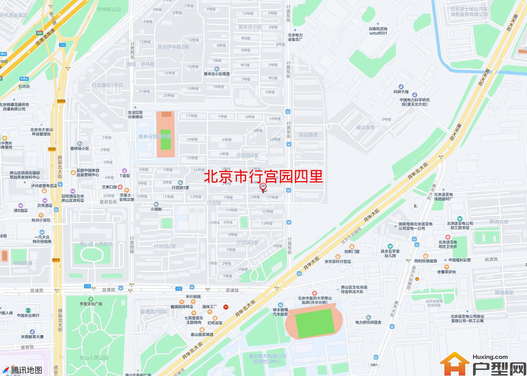 行宫园四里小区 - 户型网