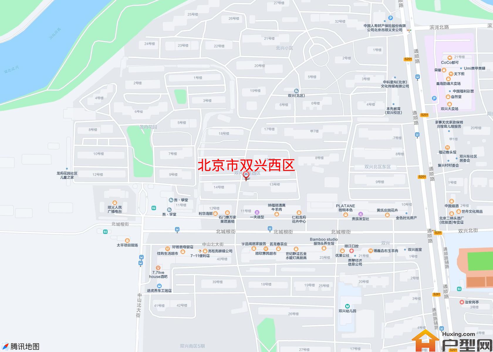 双兴西区小区 - 户型网