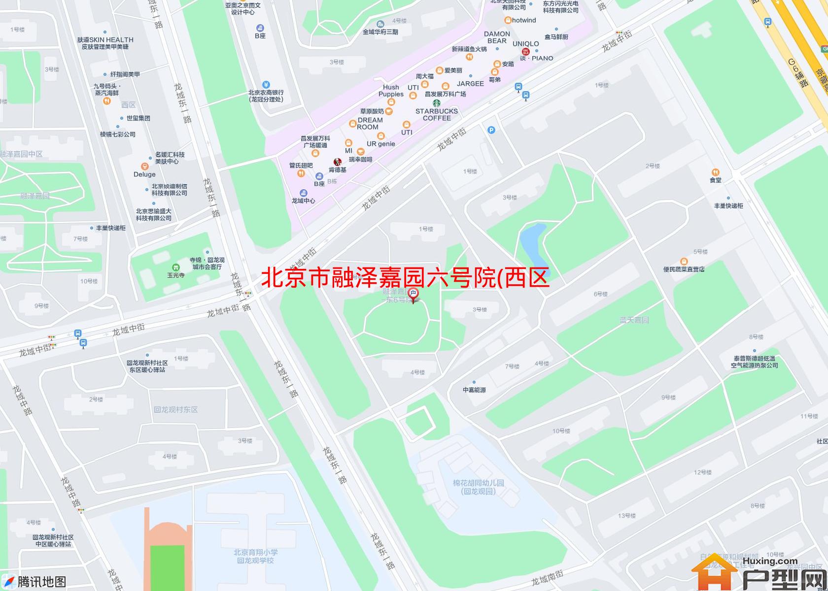融泽嘉园六号院(西区)小区 - 户型网