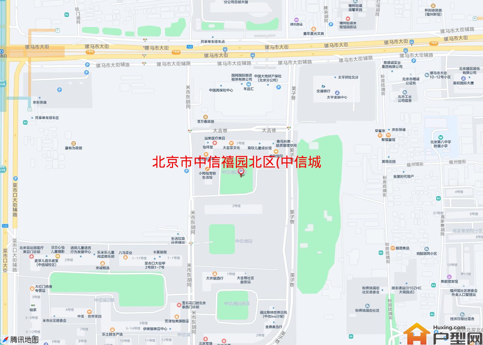 中信禧园北区(中信城三期)小区 - 户型网