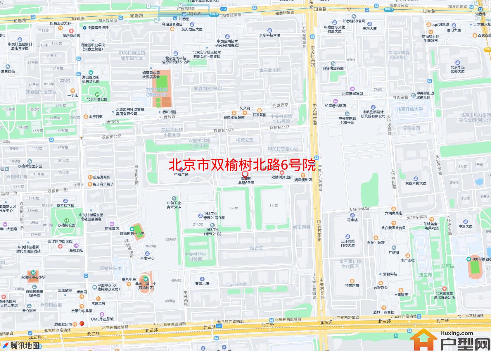 双榆树北路6号院小区 - 户型网