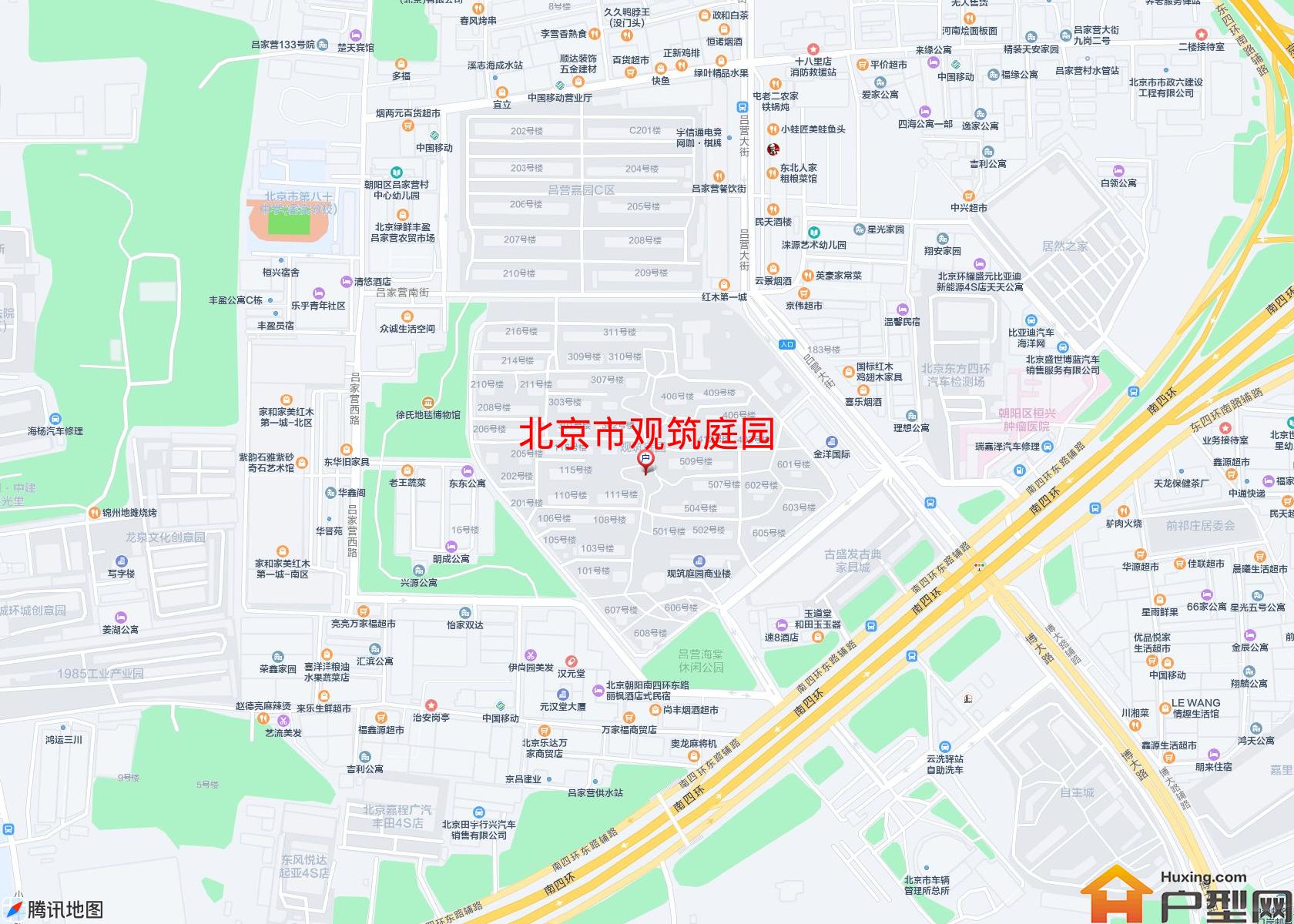 观筑庭园小区 - 户型网