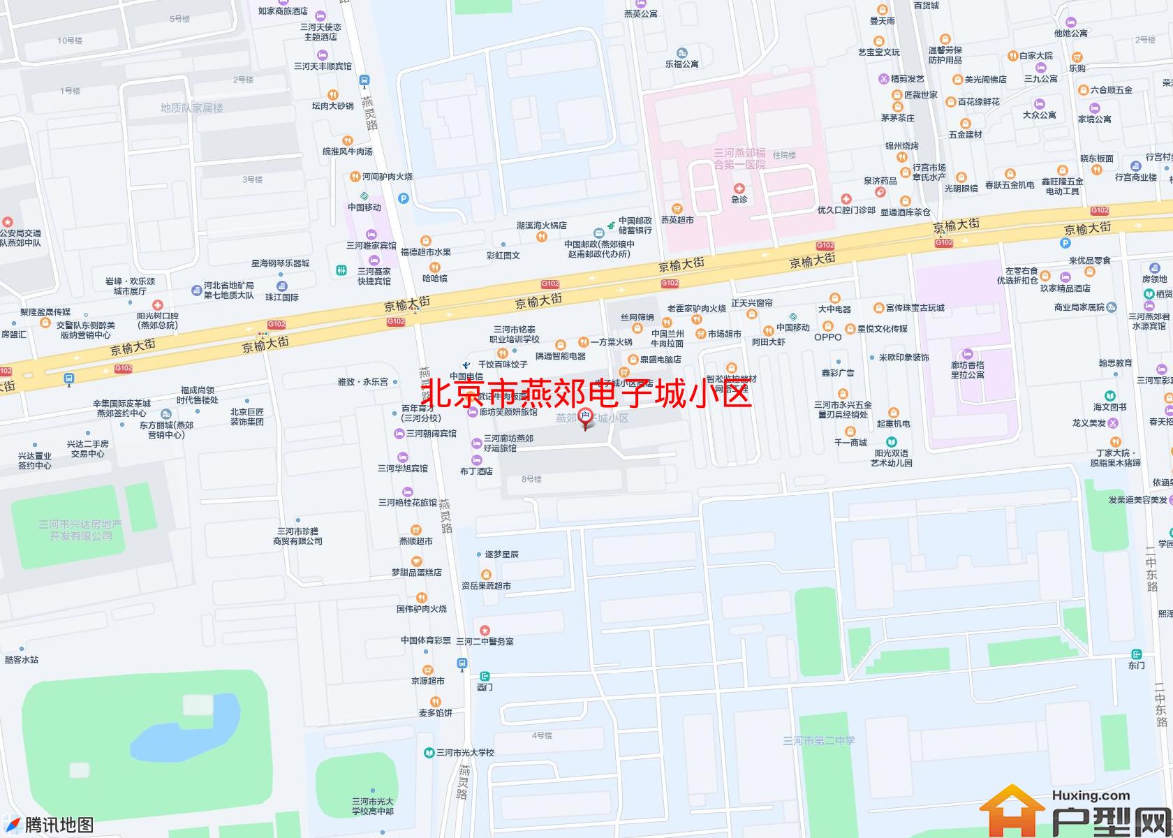 燕郊电子城小区小区 - 户型网