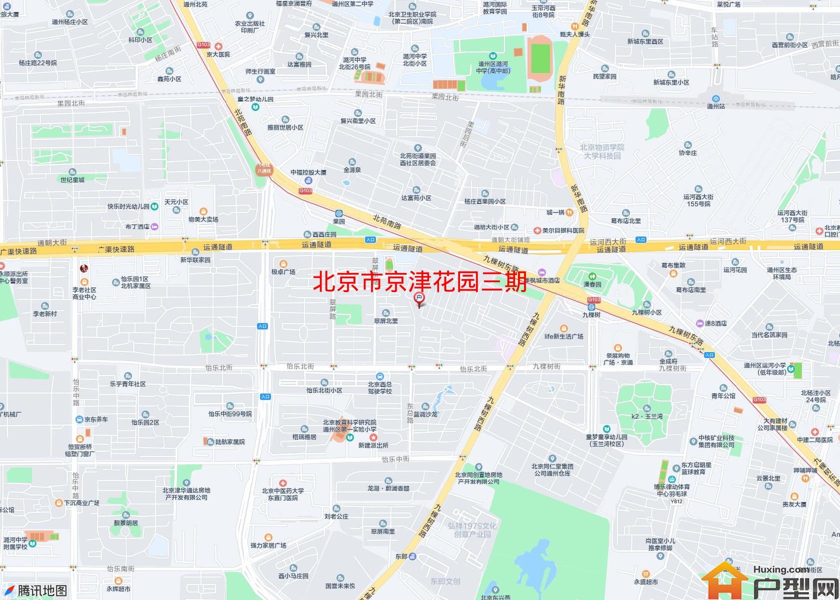 京津花园三期小区 - 户型网