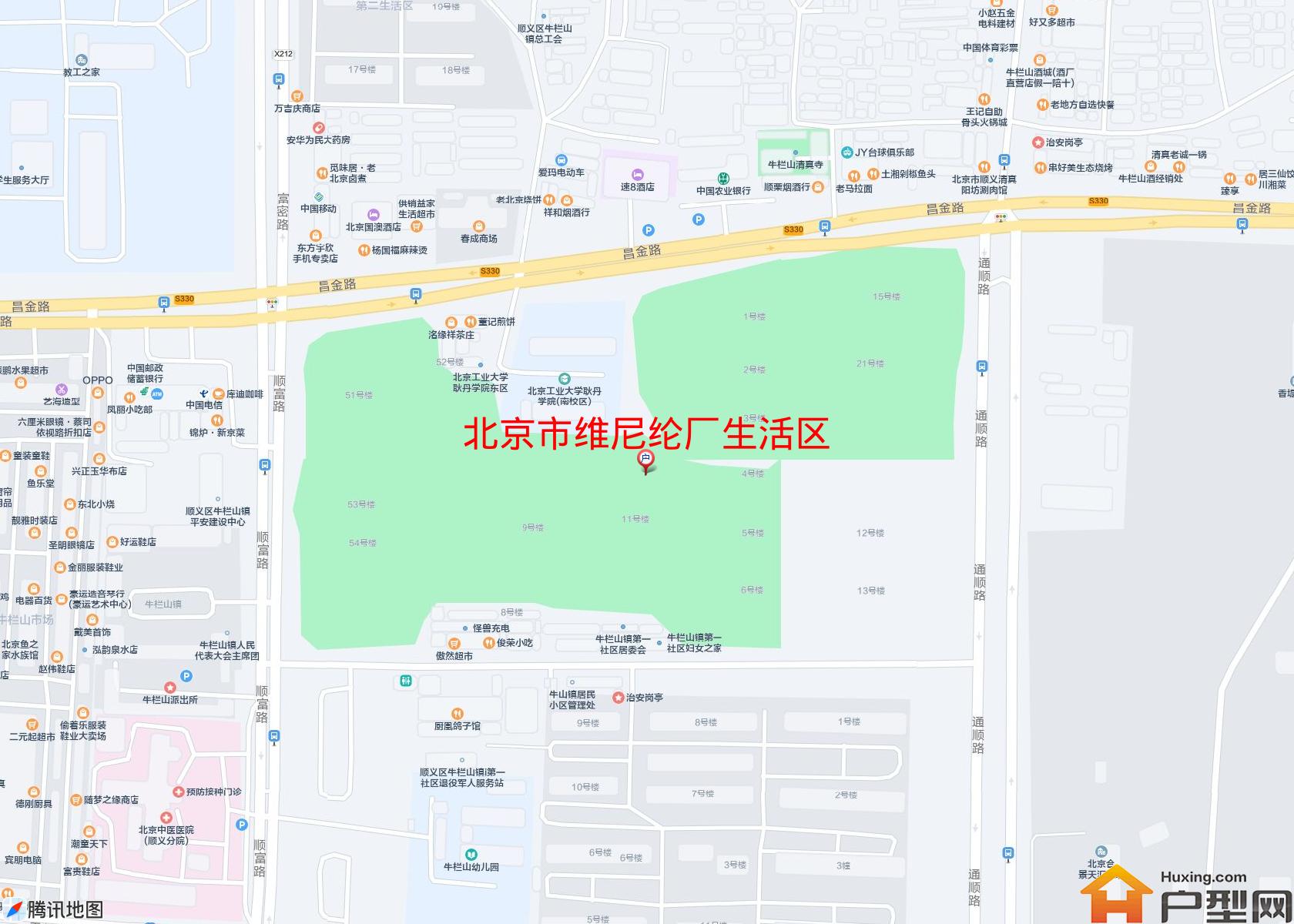 维尼纶厂生活区小区 - 户型网