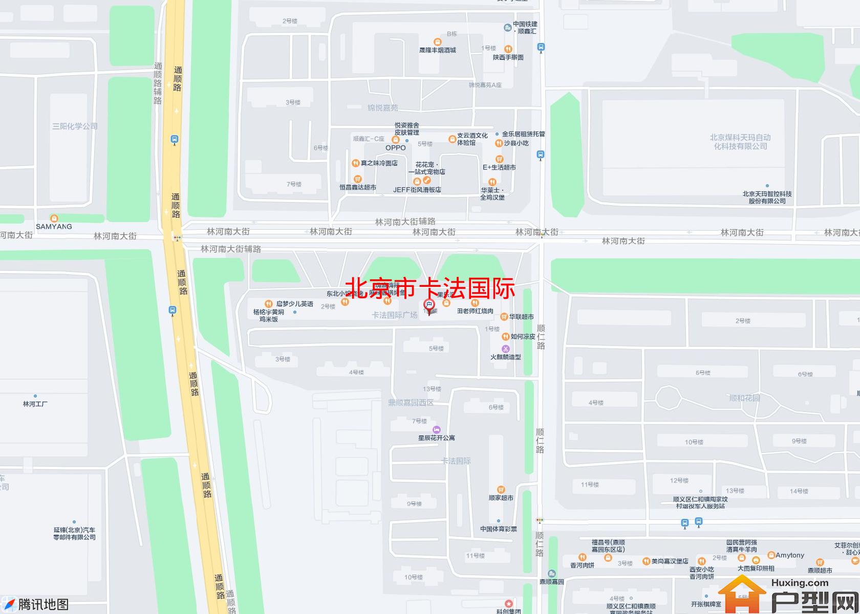 卡法国际小区 - 户型网
