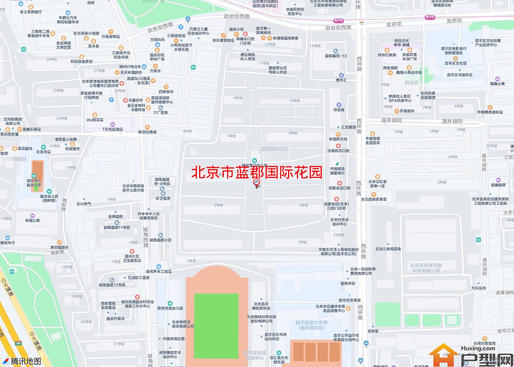 蓝郡国际花园小区 - 户型网