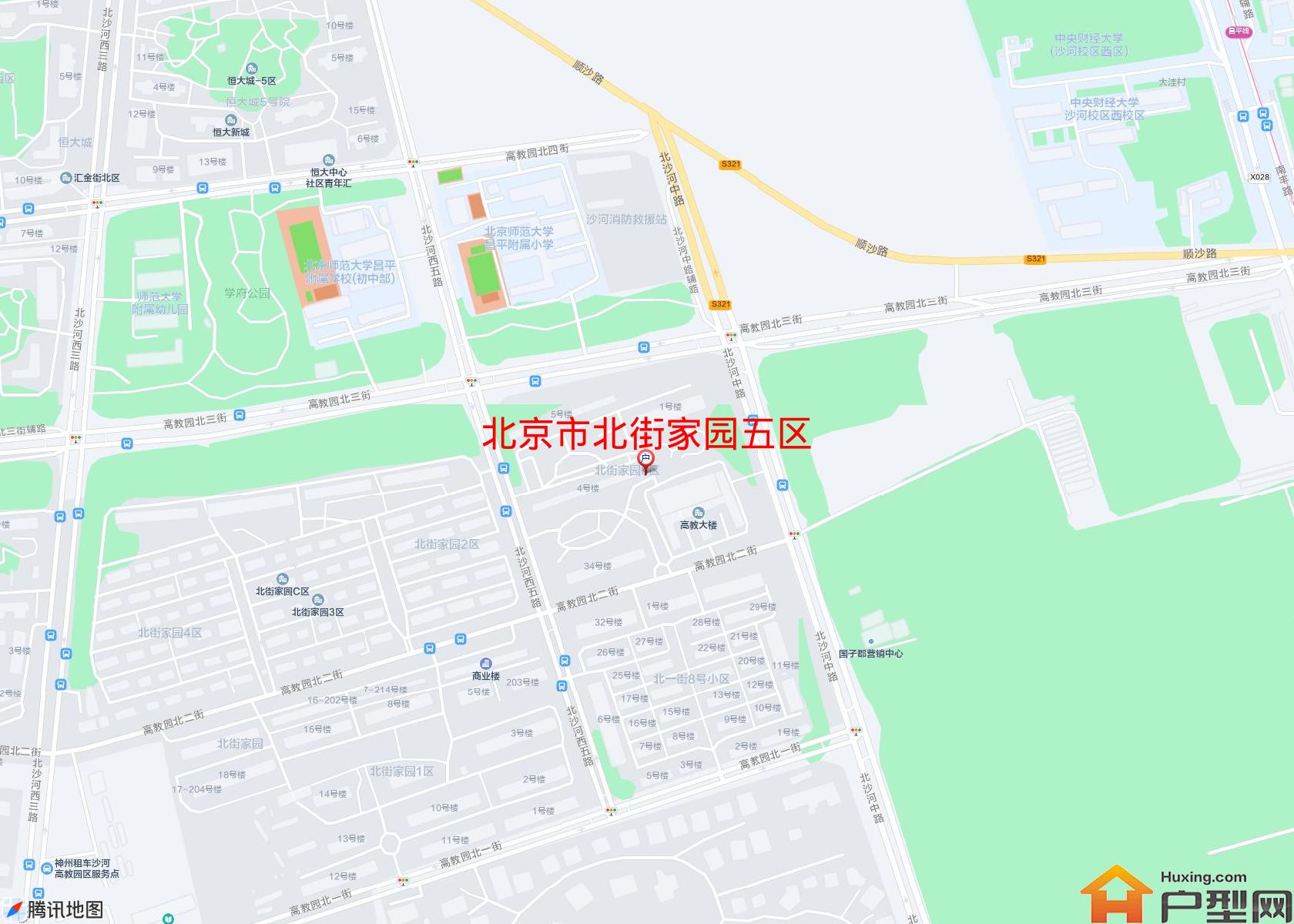 北街家园五区小区 - 户型网